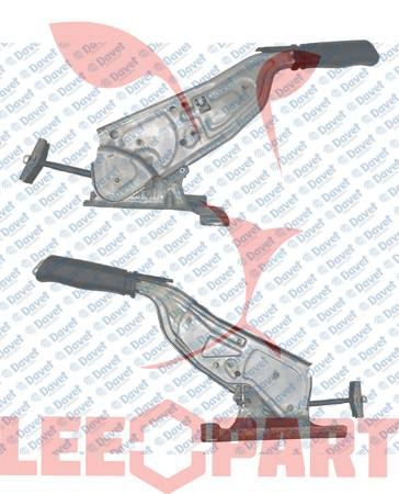 LEEOPART KH10101 360100020r-El Fren Tabancasi Renault Megane Iii Sedan Hb Fluence (Siyah Pls. Kaplama)